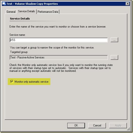 How to write service monitors for scom